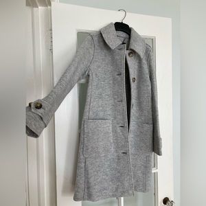 New J. Crew Italian Boiled Wool Women’s Coat